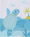 Tutina bianca in maglia per bambino Turtles