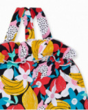 T-shirt noir en maille pour fille Juicy