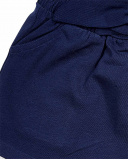Short en maille bleu marine pour fille Basics Bébé