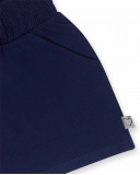 Short en maille bleu marine pour fille Basics Kids