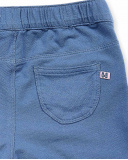 Pantaloncino bambina blu in maglia Paradiso beach