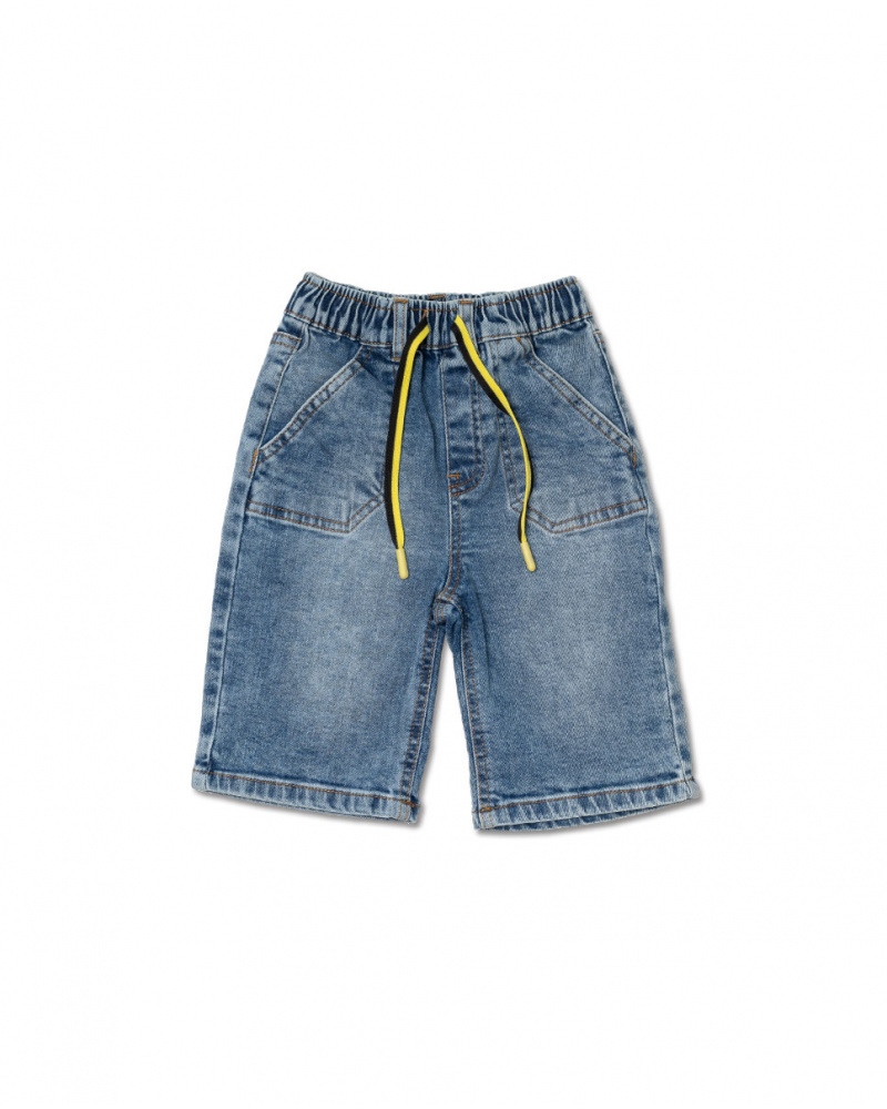 Bermuda piatto blu per bambino Desert trail