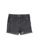 Pantaloncini piatti grigi per bambina One day in NYC