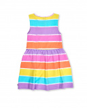 Abito in maglia a righe per bambina Paradiso beach