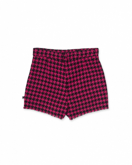 Pantaloni piatti rosa per bambina della collezione Dark Romance