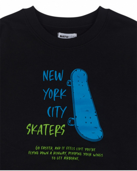 Sudadera punto negra niño SK8 Park