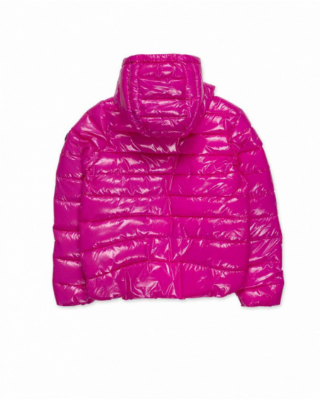Cappotto piatto rosa per bambina della collezione Happy World