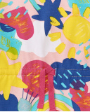 Abito in maglia giallo da bambina collezione Run Sing Jump