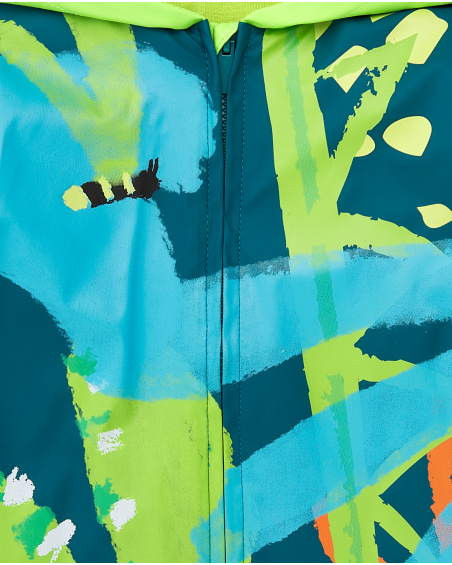 Trench verde da ragazzo collezione Tropadelic