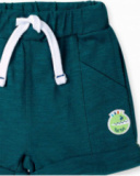 Pantaloncini verdi in maglia da ragazzo collezione Tropadelic