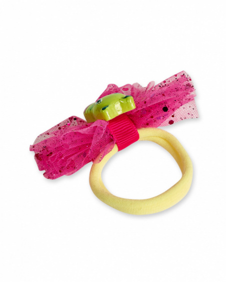 Elastico per capelli verde da bambina collezione Tropadelic