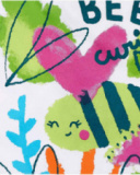 T-shirt bianca da bambina in maglia con fiocco collezione