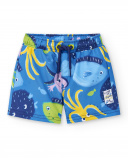 Costume da bagno blu da ragazzo collezione Ocean Wonders