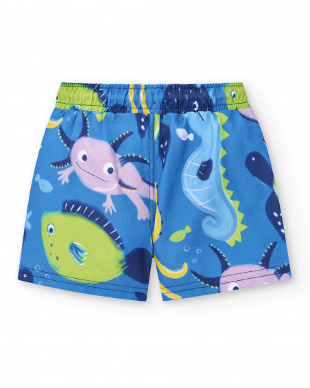 Costume da bagno blu da ragazzo collezione Ocean Wonders