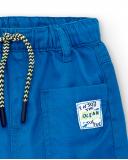Bermuda da bambino in twill blu collezione Ocean Wonders