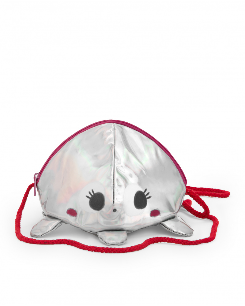 Borsa argentata da bambina. collezione Ocean Wonders