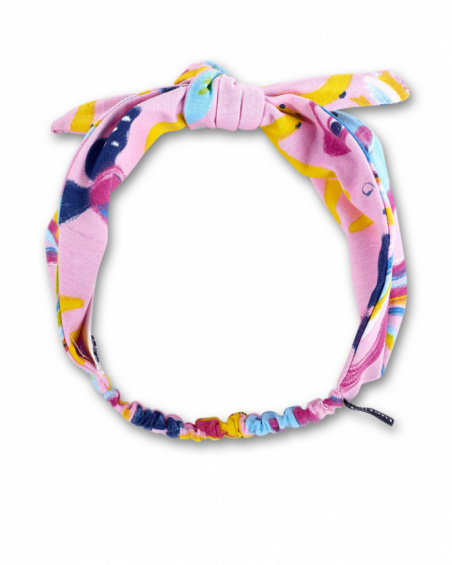 Cerchietto in maglia lilla da bambina collezione Ocean Wonders