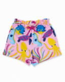 Shorts lilla in maglia da bambina collezione Ocean Wonders