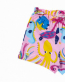 Shorts lilla in maglia da bambina collezione Ocean Wonders