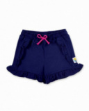 Shorts blu scuro in maglia da ragazza collezione Ocean Wonders
