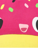 Berretto in twill rosa da bambina collezione Creamy Ice