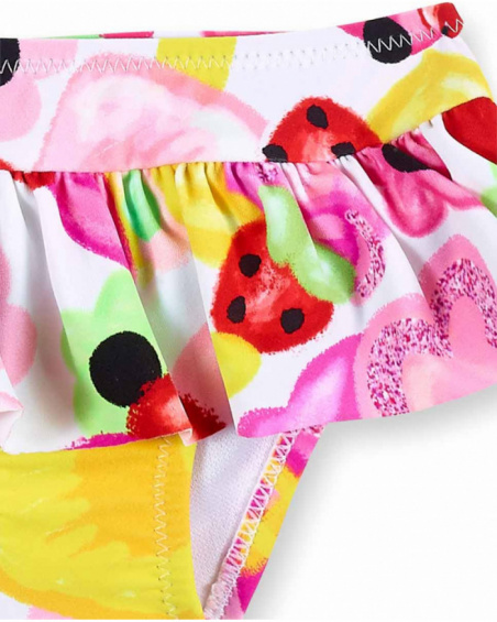 Bikini rosa da ragazza collezione Creamy Ice