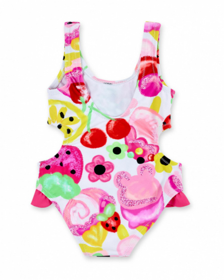 Trikini rosa da bambina collezione Creamy Ice