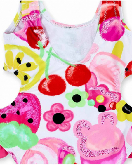Trikini rosa da bambina collezione Creamy Ice