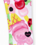 Leggings rosa in maglia da bambina collezione Creamy Ice