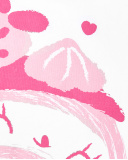 T-shirt bianca in maglia da bambina collezione Creamy Ice