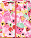 Giacca a vento bianca da bambina collezione Creamy Ice