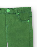 Pantaloni in denim verde da ragazzo collezione Banana Records