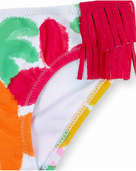 Slip bianchi da bambina collezione Banana Records