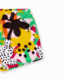 Shorts rosa in maglia da bambina collezione Banana Records