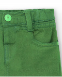 Shorts in denim verde da bambina collezione Banana Records