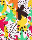 Tuta rosa in maglia da bambina collezione Banana Records