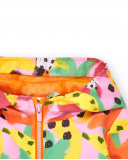 Giacca a vento rosa da bambina collezione Banana Records