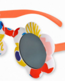 Occhiali da sole bianco arancione da bambina Collezione Salty