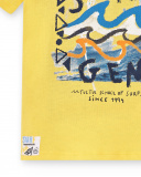 T-shirt gialla in maglia da bambino Collezione Sons Of Fun