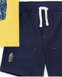 Completo in maglia giallo blu da bambino Collezione Sons Of Fun