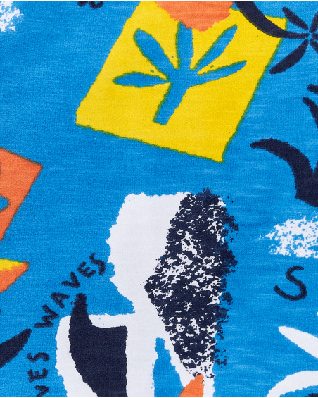 Felpa blu in peluche da bambino Collezione Sons Of Fun