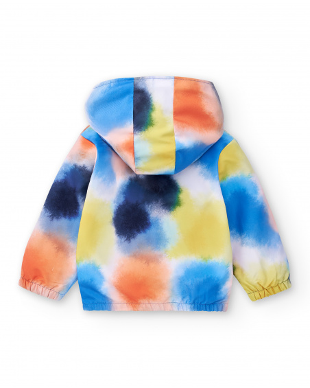 Giacca a vento bianca da ragazzo Collezione Sons Of Fun