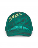 Berretto da ragazzo in twill verde Collezione Savage Spirit