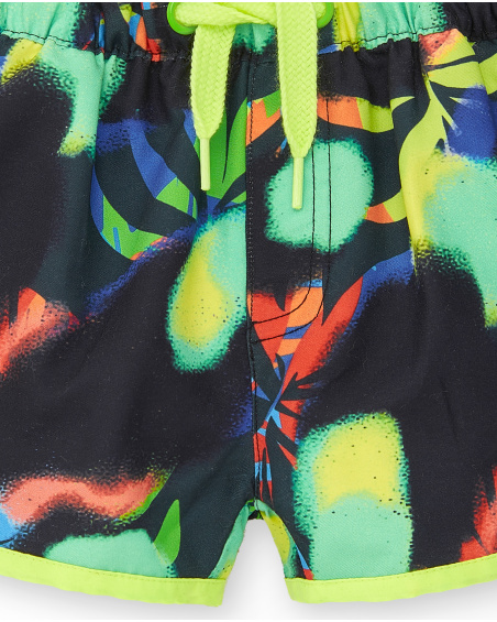 Bermuda neri da bambino Collezione Savage Spirit