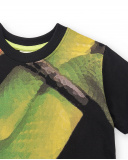 Camiseta punto negro niño Savage Spirit