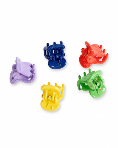 Set di pinzette colorate per bambina Collezione Rockin The