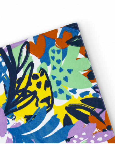 Asciugamano stampato da bambina Collezione Rockin The Jungle