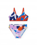 Bikini lilla da bambina Collezione Rockin The Jungle