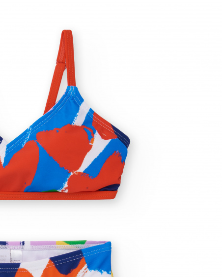 Bikini lilla da bambina Collezione Rockin The Jungle