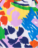 Costume da bagno bianco da bambina Collezione Rockin The Jungle